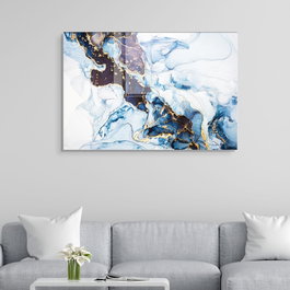 Wallity Pintura Decorativa de Vidrio Templado Multicolor 70 x 100 cm